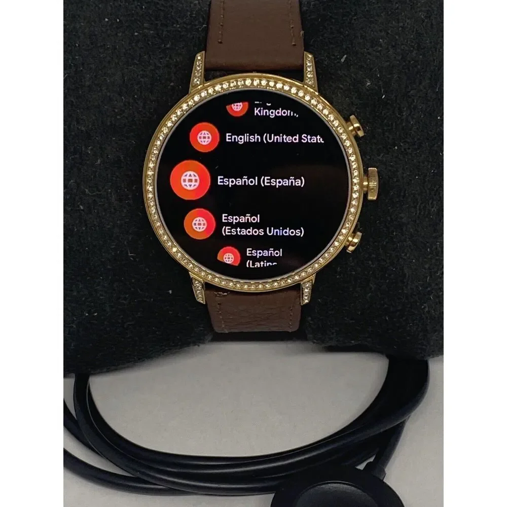 Fossil Gen 4 Authentic Digital Dial Smart Watch Custom Band FTW6011 AB437